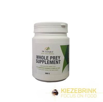 DK ZOOLOGICAL Whole Prey Supplement, 500g